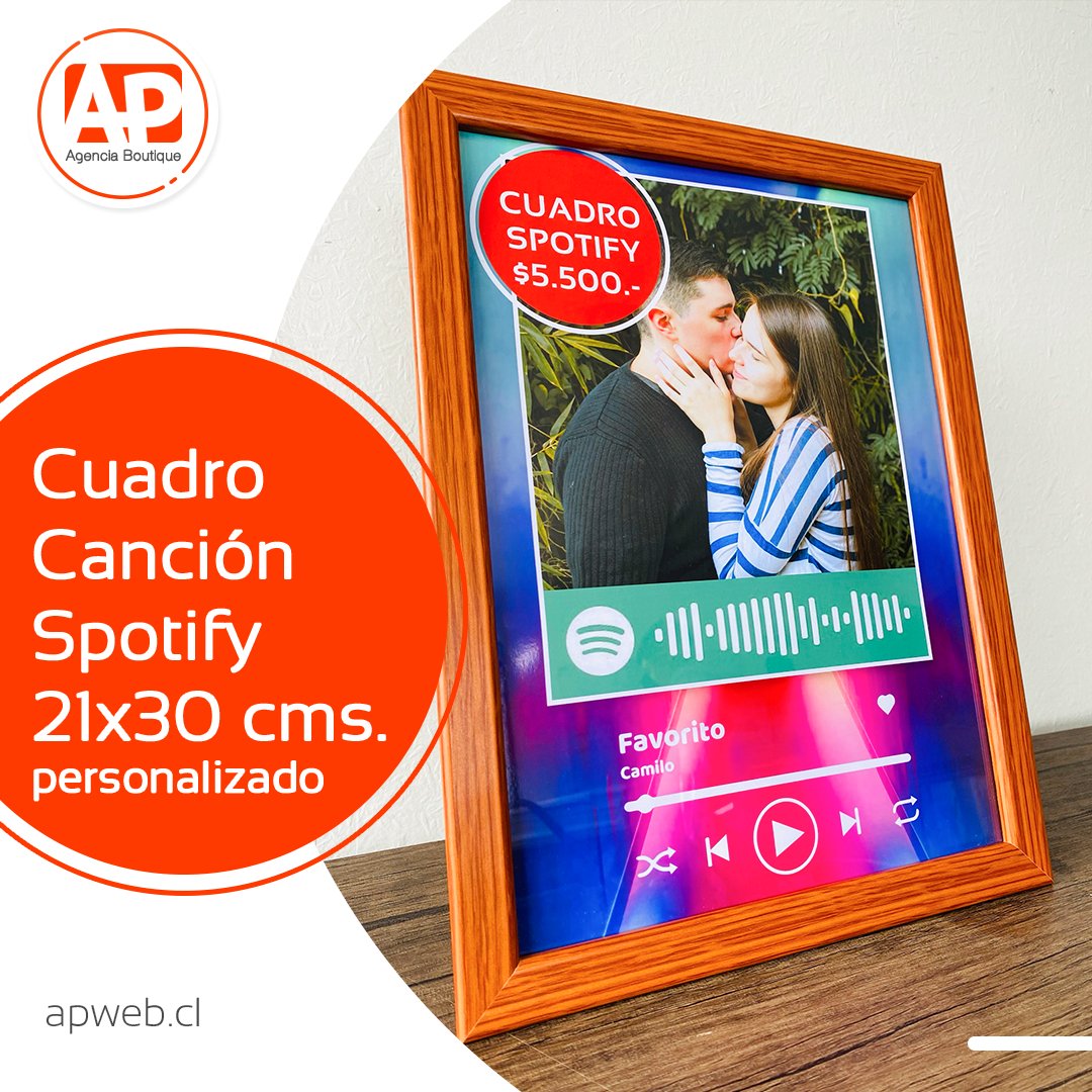 Cuadro Spotify 29,7×21 cms – AP Agencia Boutique