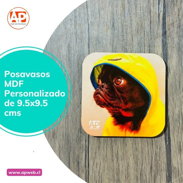 Posavasos MDF cuadrado