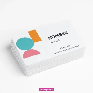 Pack 10 Credenciales PVC Impresas | Envío gratis